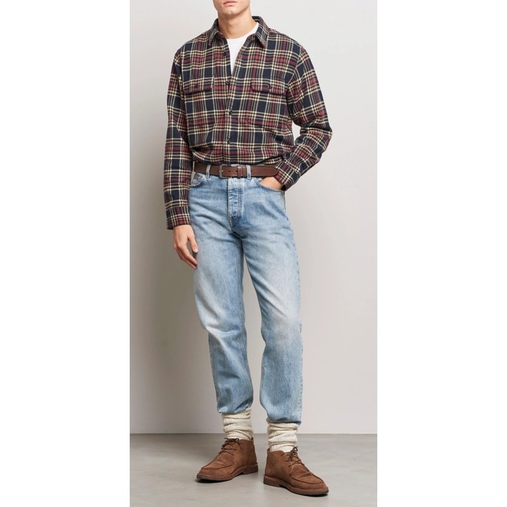 Vintage FILSON GARMENT thick flannel work shirt plaid mens XXL
